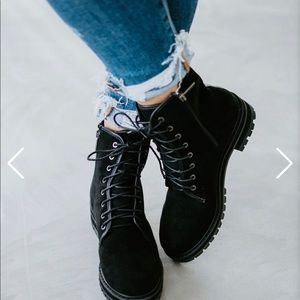 Black Combat Boots